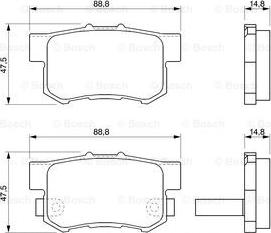 BOSCH 0 986 424 771 - Гальмівні колодки, дискові гальма avtolavka.club