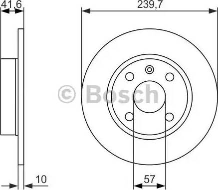 BOSCH 0 986 479 903 - Гальмівний диск avtolavka.club