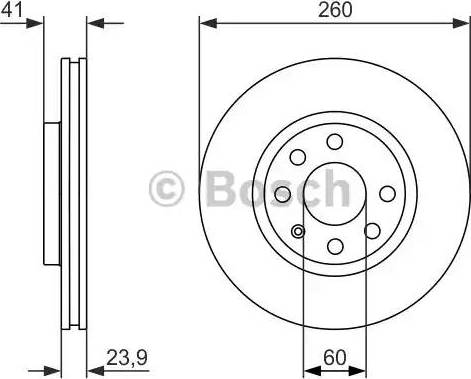 BOSCH 0 986 479 902 - Гальмівний диск avtolavka.club