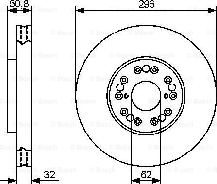 BOSCH 0 986 479 429 - Гальмівний диск avtolavka.club