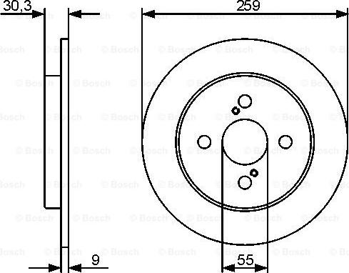 BOSCH 0 986 479 420 - Гальмівний диск avtolavka.club