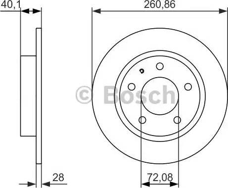 BOSCH 0 986 479 894 - Гальмівний диск avtolavka.club