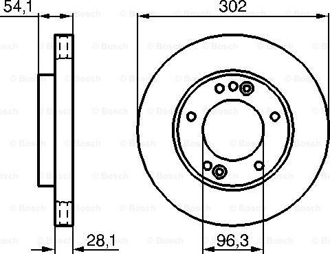 BOSCH 0 986 479 230 - Гальмівний диск avtolavka.club