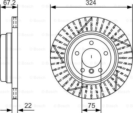 BOSCH BD2138 - Гальмівний диск avtolavka.club