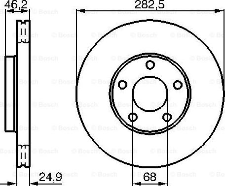 BOSCH 0 986 479 C81 - Гальмівний диск avtolavka.club