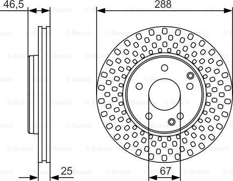 BOSCH 0 986 479 R69 - Гальмівний диск avtolavka.club