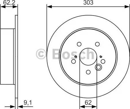 BOSCH 0 986 479 U28 - Гальмівний диск avtolavka.club