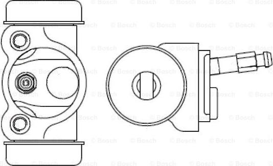 BOSCH 0 986 475 900 - Колісний гальмівний циліндр avtolavka.club