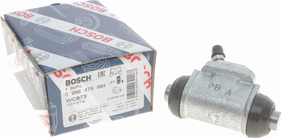 BOSCH 0 986 475 884 - Колісний гальмівний циліндр avtolavka.club