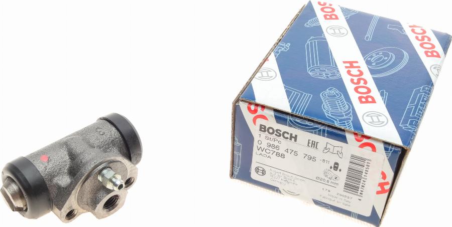 BOSCH 0 986 475 795 - Колісний гальмівний циліндр avtolavka.club