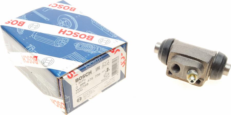 BOSCH 0 986 475 739 - Колісний гальмівний циліндр avtolavka.club