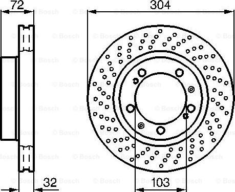 BOSCH 0 986 478 599 - Гальмівний диск avtolavka.club