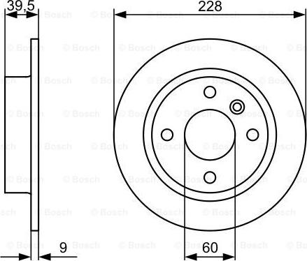 BOSCH 0 986 478 644 - Гальмівний диск avtolavka.club