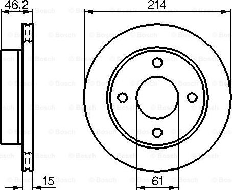 BOSCH 0 986 478 637 - Гальмівний диск avtolavka.club