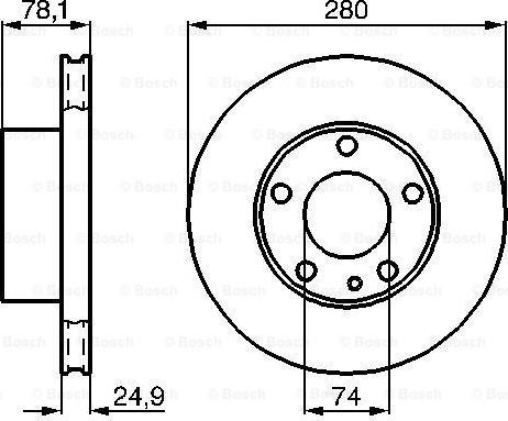 BRAKEWORLD RS4318 - Гальмівний диск avtolavka.club