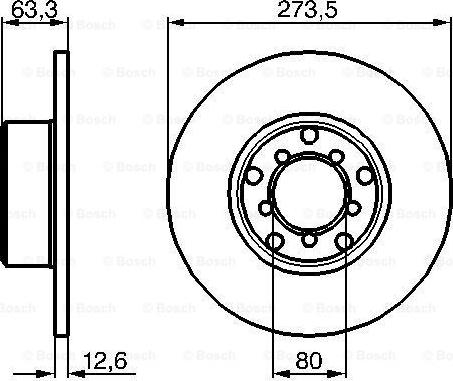 BENDIX B 333025 - Гальмівний диск avtolavka.club