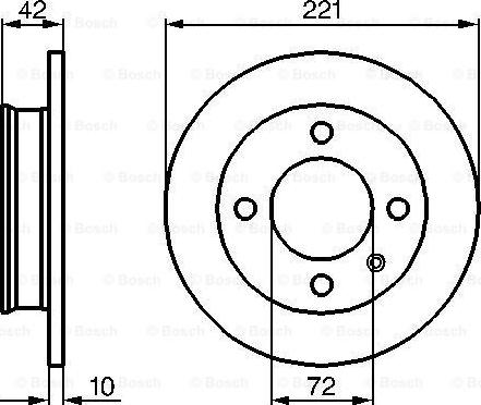 BOSCH 0 986 478 068 - Гальмівний диск avtolavka.club