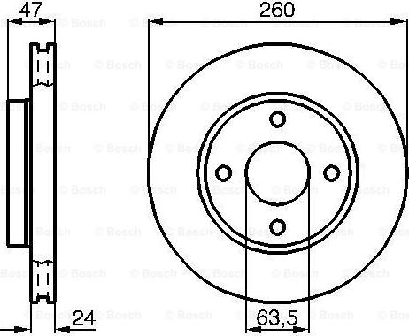 BOSCH 0 986 478 170 - Гальмівний диск avtolavka.club