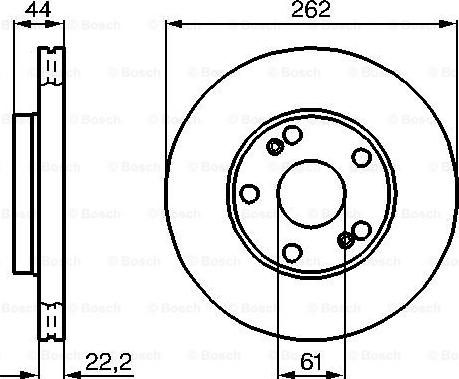 BOSCH 0 986 478 864 - Гальмівний диск avtolavka.club