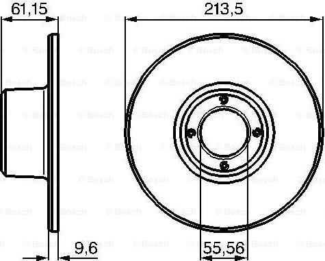 HELLA 8DD 355 106-161 - Гальмівний диск avtolavka.club