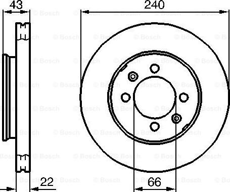 BOSCH 0 986 478 813 - Гальмівний диск avtolavka.club