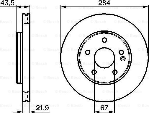 BOSCH 0 986 478 301 - Гальмівний диск avtolavka.club