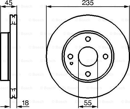 BOSCH 0 986 478 241 - Гальмівний диск avtolavka.club