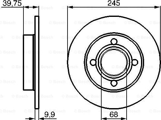 BOSCH 0 986 478 216 - Гальмівний диск avtolavka.club