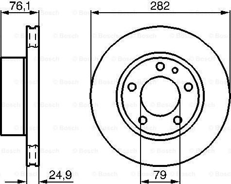 BOSCH 0 986 478 217 - Гальмівний диск avtolavka.club