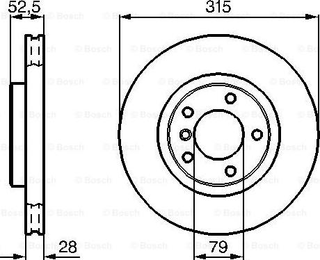 BOSCH 0 986 478 748 - Гальмівний диск avtolavka.club