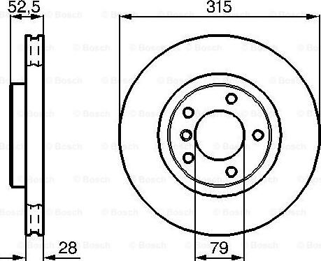 BOSCH 0 986 478 762 - Гальмівний диск avtolavka.club