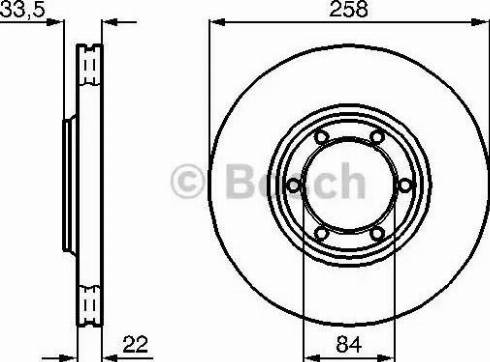 BOSCH 0 986 478 706 - Гальмівний диск avtolavka.club