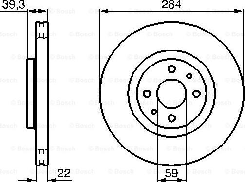 BOSCH 0 986 478 786 - Гальмівний диск avtolavka.club