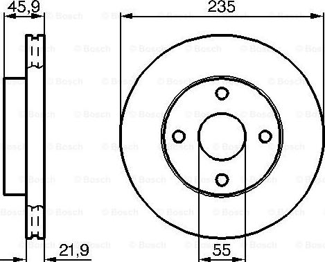 BOSCH 0 986 478 787 - Гальмівний диск avtolavka.club