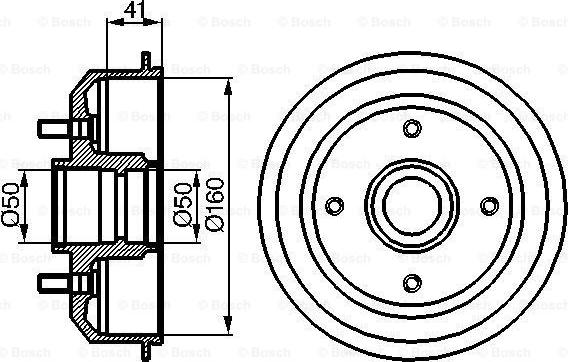 BOSCH 0 986 477 044 - Гальмівний барабан avtolavka.club