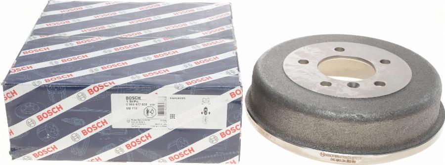 BOSCH 0 986 477 038 - Гальмівний барабан avtolavka.club