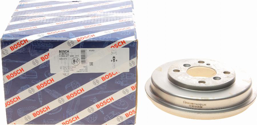 BOSCH 0 986 477 240 - Гальмівний барабан avtolavka.club