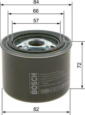 BOSCH 0 986 4B2 037 - Паливний фільтр avtolavka.club