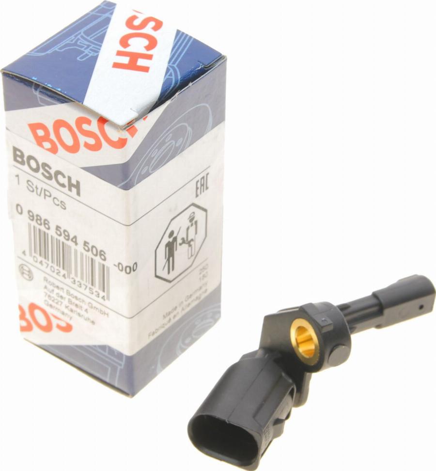 BOSCH 0 986 594 506 - Датчик ABS, частота обертання колеса avtolavka.club