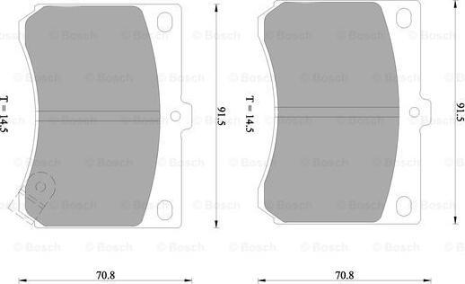 BOSCH 0 986 505 933 - Гальмівні колодки, дискові гальма avtolavka.club