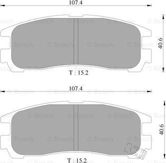 BOSCH 0 986 505 397 - Гальмівні колодки, дискові гальма avtolavka.club