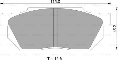 BOSCH 0 986 505 337 - Гальмівні колодки, дискові гальма avtolavka.club