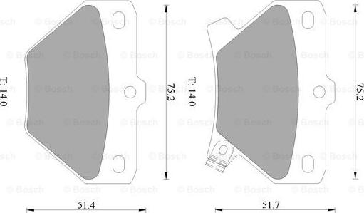 BOSCH 0 986 505 226 - Гальмівні колодки, дискові гальма avtolavka.club