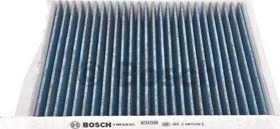 BOSCH 0 986 628 521 - Фільтр, повітря у внутрішній простір avtolavka.club