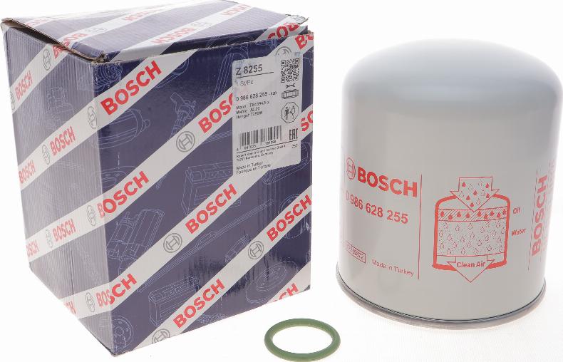 BOSCH 0 986 628 255 - Патрон осушувача повітря, пневматична система avtolavka.club