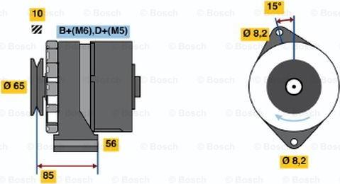 BOSCH 0 986 041 610 - Генератор avtolavka.club