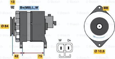 BOSCH 0 986 041 791 - Генератор avtolavka.club