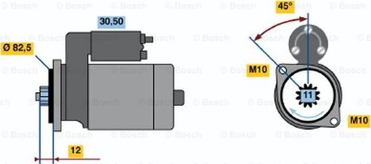 BOSCH 0 986 016 271 - Стартер avtolavka.club