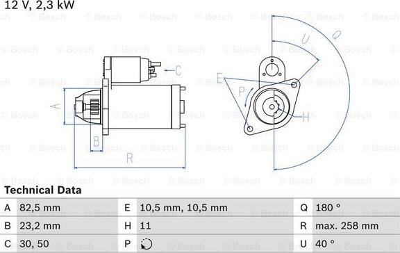 BOSCH 0 986 018 290 - Стартер avtolavka.club