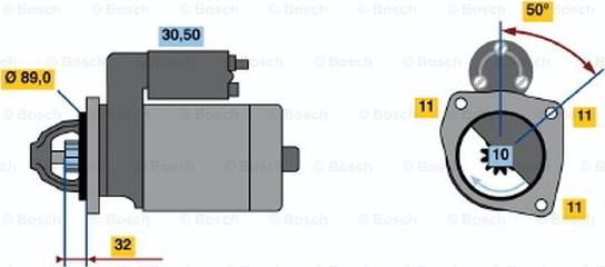 BOSCH 0 986 018 240 - Стартер avtolavka.club